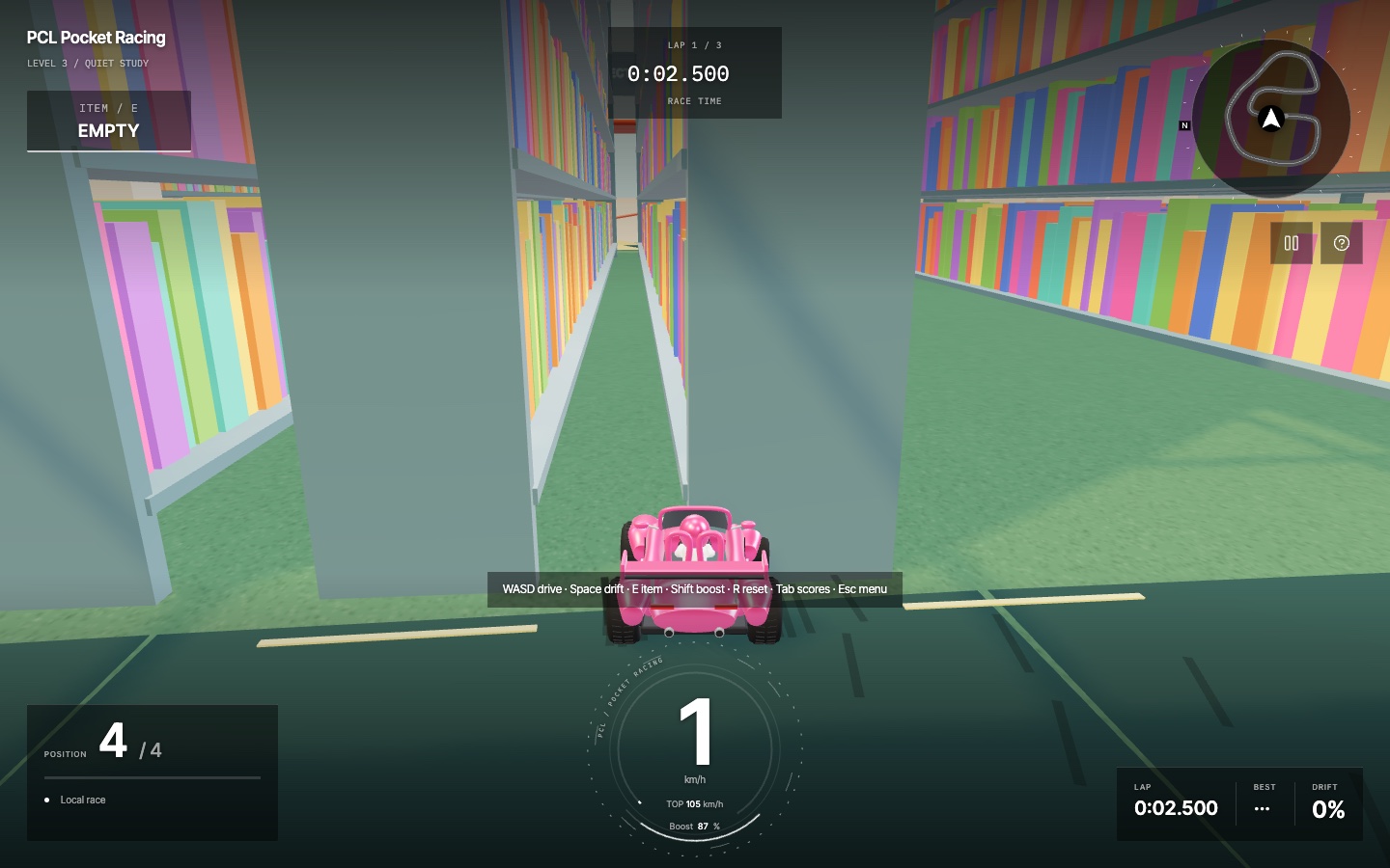 PCL Pocket Racing gameplay